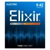 Elixir Strings 12002 Nanoweb Electric Guitar Strings, Super Light .009-.042, 6-Pack