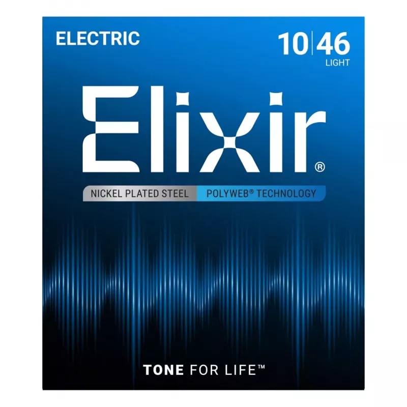 Elixir 12050 Light (10-46) PW Electric Guitar Strings - Polyweb Coating