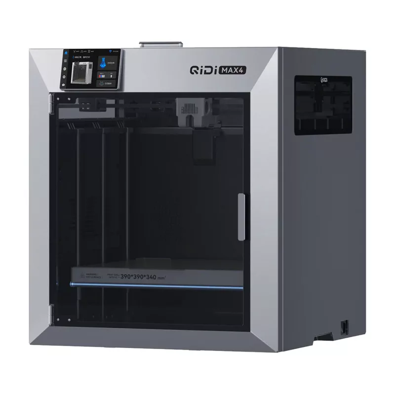 Drukarka 3D QIDI Max 4 - Duży format FDM z objętością roboczą 300mm³, CoreXY, Klipper, Direct Drive, Auto Leveling, Zamknięta komora, Wi-Fi i Ethernet
