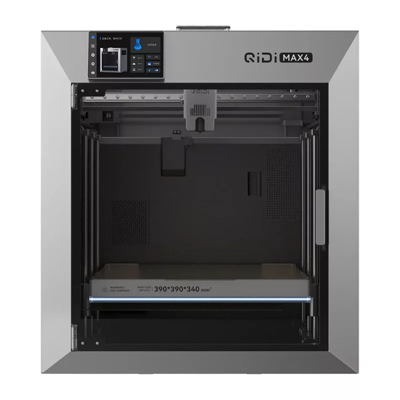 Drukarka 3D QIDI Max 4 - Duży format FDM z objętością roboczą 300mm³, CoreXY, Klipper, Direct Drive, Auto Leveling, Zamknięta komora, Wi-Fi i Ethernet