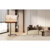 MANHATTAN Compact TV and Monitor Stand on Wheels 13-50 inch Tilt and Height Adjustable Holds up to 20 kg Black (462464)