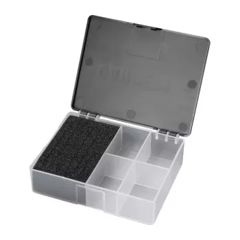 GARRETT Keepers Find Box - Czarny, 4-komorowe pudełko do przechowywania znalezisk z wykrywacza metali