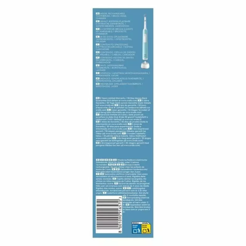 Szczoteczka elektryczna Oral-B Pro Series 1, kolor Caribbean Blue