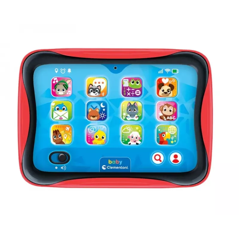 Clementoni Mówiący Tablet dla Dzieci 17535 - Edukacyjna Zabawka Elektroniczna dla Maluchów 12+ Miesięcy