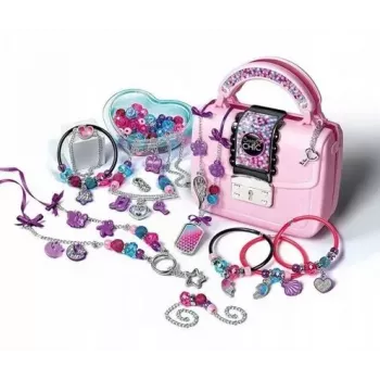 Crazy Chic DIY Set: Crazy Handbag with Beads & Bracelets Clementoni 17651