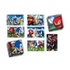 Clementoni Zestaw Edukacyjny Puzzle, Memo i Klocki Sonic 28389
