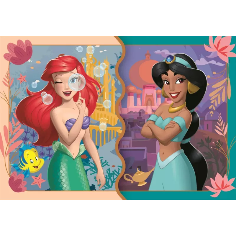 Clementoni Super Color Disney Princesses 2x20 Piece Jigsaw Puzzle