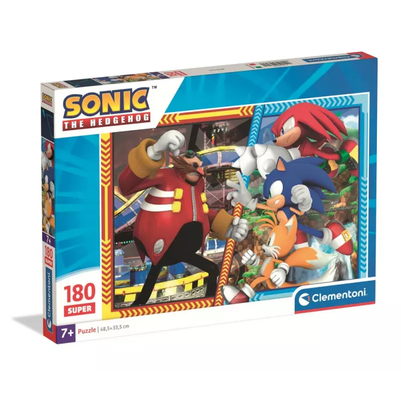 Clementoni 31755 Super Color Puzzle Sonic The Hedgehog 180 elementów