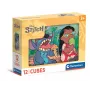 Clementoni Disney Stitch 12 Cube Blocks Puzzle 41347