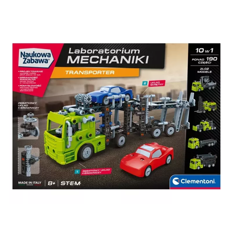 Clementoni Scientific Fun Mechanics Laboratory Transporter 50249