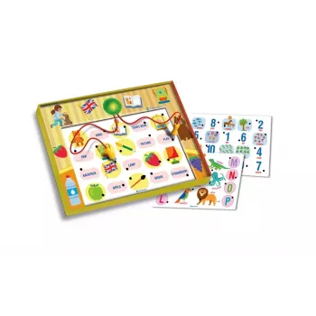 Clementoni Quizzy Interaktywny Quiz Elektroniczny Edukacyjna Gra Język Angielski Polski 50943