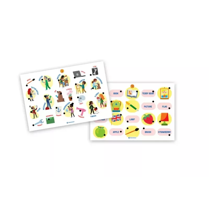 Clementoni Quizzy Interaktywny Quiz Elektroniczny Edukacyjna Gra Język Angielski Polski 50943