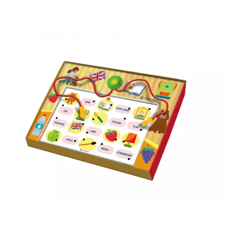 Clementoni Quizzy Interaktywny Quiz Elektroniczny Edukacyjna Gra Język Angielski Polski 50943