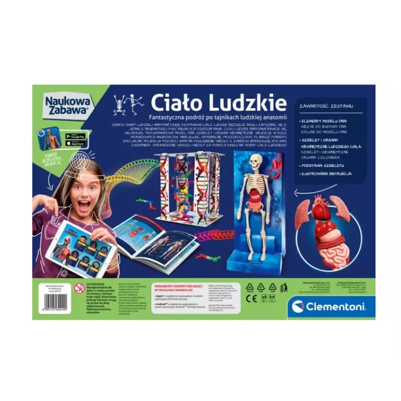 Science Fun Human Body Polish Language Clementoni 60249
