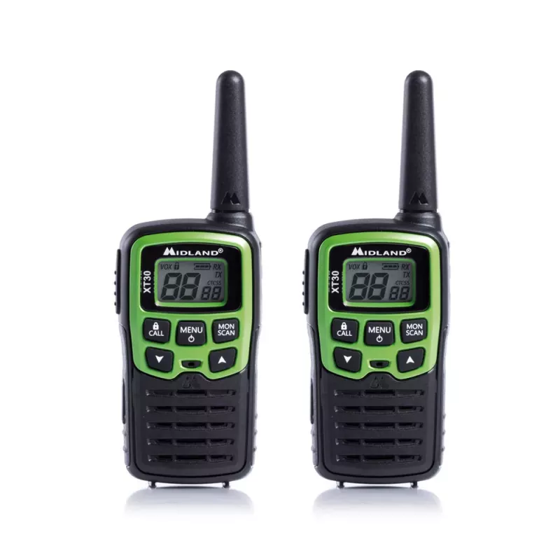 Midland XT30 2x PMR446 Zestaw dwóch radiotelefonów Zielony