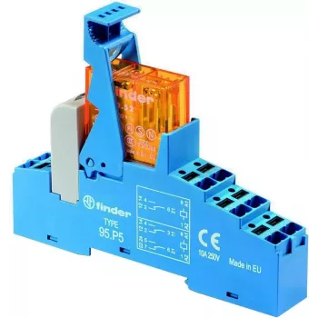 Finder FIN 48.P5.7 24V - Przekaźnik sprzęgający - Push-In 2 przełączne 24 V DC