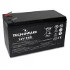 TECNOWARE 12V 9Ah Akumulator kwasowo-ołowiowy szczelny z zaciskami Faston 6,3mm
