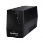 TECNOWARE UPS ERA PLUS 600 SCHUKO Line-Interactive 600VA/360W, bateria 12V 7Ah, 2 gniazda Schuko, USB, czarny