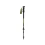 Escape Poles Carbon XT Tour ai GABEL - 3-segmentowy kij trekkingowy z włókna węglowego, 66-142 cm, 218g, czarno-czerwono-żółty