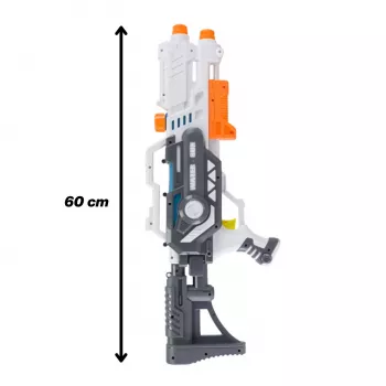Pistolet na wodę Koala Games G2479 z 2 dyszami 60,5 cm