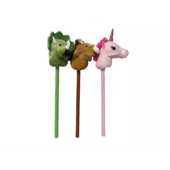 Koala Games G2587 Pluszak z patykiem i dźwiękiem (losowy wzór)