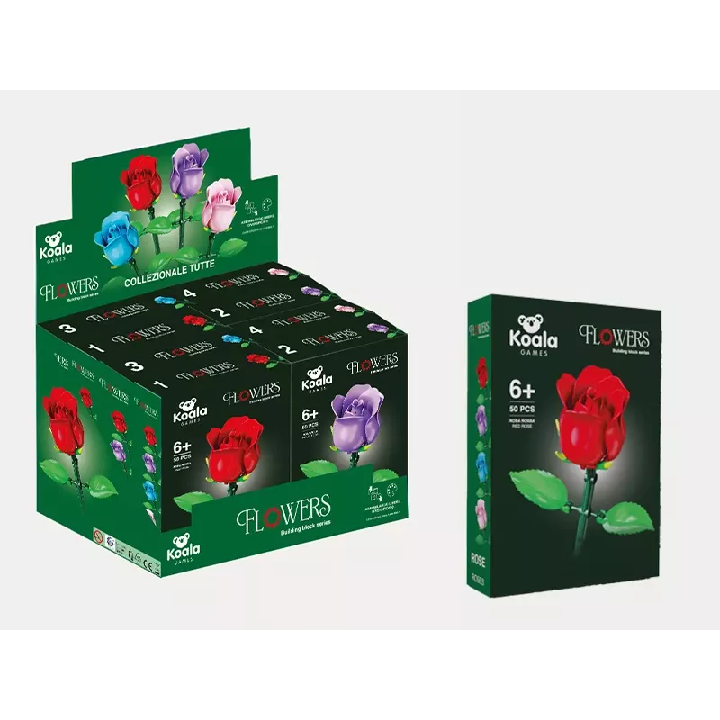 Koala Games G2671 Rose Blocks Zestaw Klocków (Losowy Kolor)