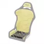 SABELT SIM RACING Sim Foam Pro Kit Poduszka Siedziska, Stabilna Kształt, Ergonomiczna, 40x50 cm - Czarny