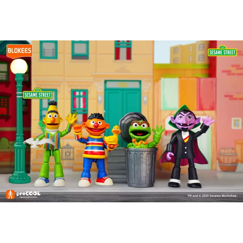 BLOKEES SESAME STREET FIGURES preCOOL S1 - COUNT VON COUNT Collectible Building Figure