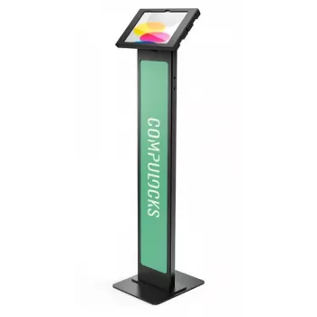 Compulocks iPad 10.9 10th Gen Swell Enclosure Brandable Floor Stand - Czarny