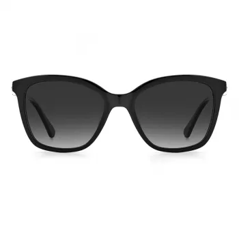 Okulary przeciwsłoneczne damskie Kate Spade Reena/S 807 - czarna oprawka, szare szkła - 53/18/140 mm