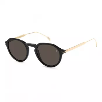 DAVID BECKHAM DB-1098-S-2M2 Męskie okulary przeciwsłoneczne kwadratowe Havana Brown 49mm