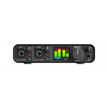 MOTU M2 USB-C Audio Interface 2x2 24-bit/192 kHz z MIDI I/O