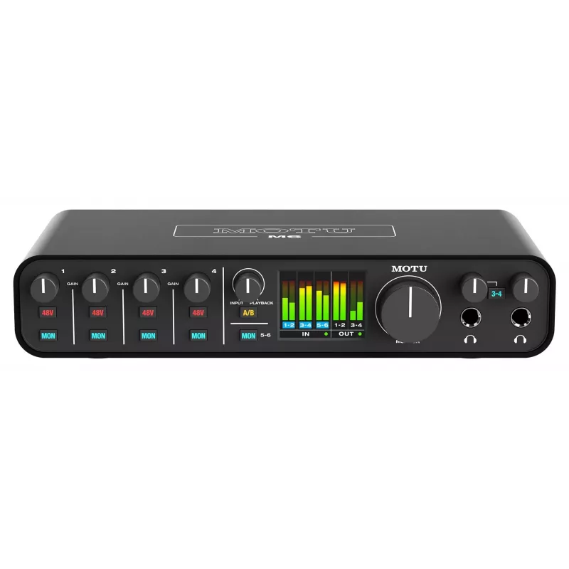 MOTU M6 Audio Interface - 6x4 USB-C z 4 przedwzmacniaczami, 192 kHz