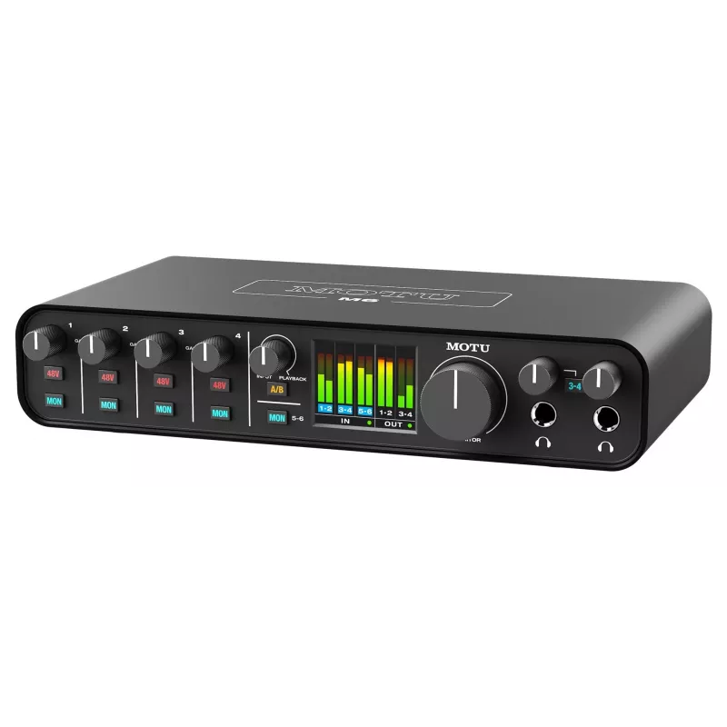 MOTU M6 Audio Interface - 6x4 USB-C z 4 przedwzmacniaczami, 192 kHz
