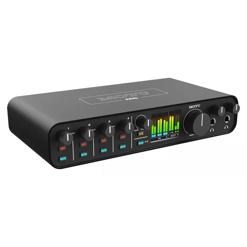 MOTU M6 Audio Interface - 6x4 USB-C z 4 przedwzmacniaczami, 192 kHz