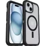 OtterBox Defender Series XT Clear Back Cover z magnesami kompatybilny z MagSafe do Apple iPhone 13 14 15 16e - Dark Side (Clear/Black) 77-98196