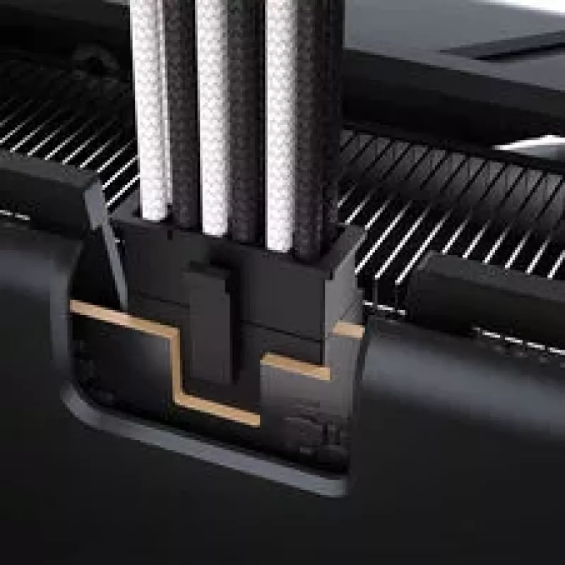 Corsair Premium Sleeved 2x 8-Pin do 12V-2x6 Kabel dla zasilaczy Type 4 - Czarno-Biały