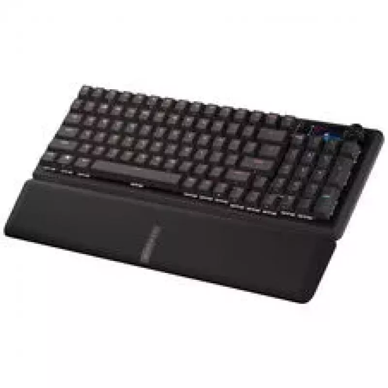 Corsair Vanguard 96 Bezprzewodowa Klawiatura Gamingowa, Mechaniczna, RGB, Wyświetlacz LCD, Układ DE - Czarny