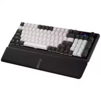Klawiatura gamingowa Corsair VANGUARD 96, mechaniczna, RGB, 8000 Hz – przełączniki MLX Plasma, ISO (DE), czarno-biała