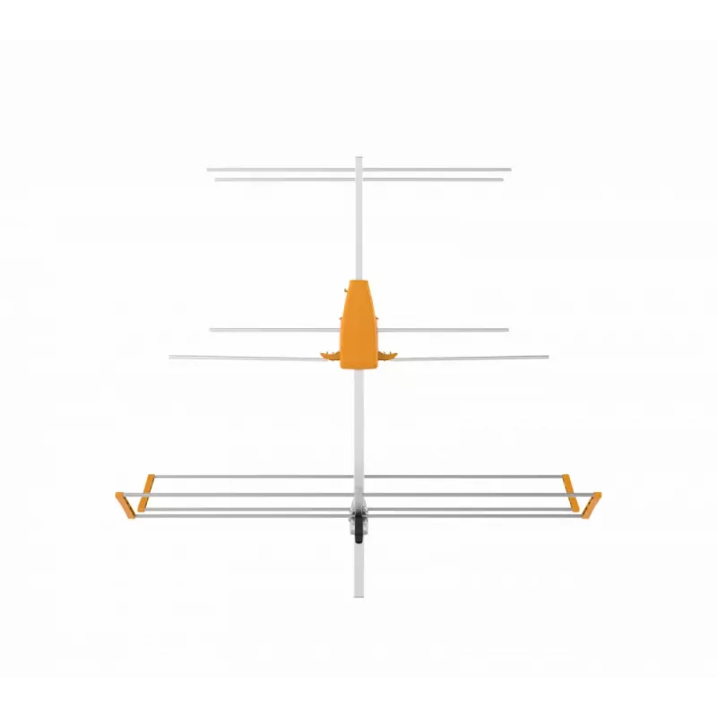 TELEVES Yagi V BIII Antena VHF, 5 elementów, 174-230 MHz, 7.5 dBi, złącze F, zewnętrzna, czarna