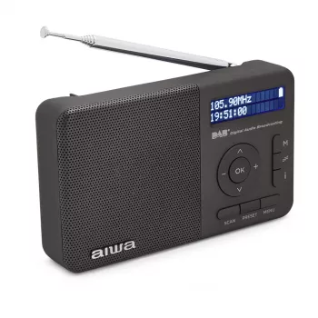 Aiwa RD-40DAB/BK Czarny Przenośne Radio DAB+ i FM z Bluetooth