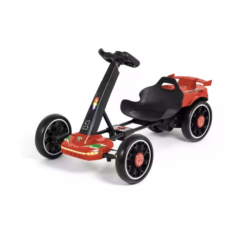 YOUIN e-Kart Red - Nakładka na deskorolkę samobalansującą do go-karta dla 6,5 inch-10 inch