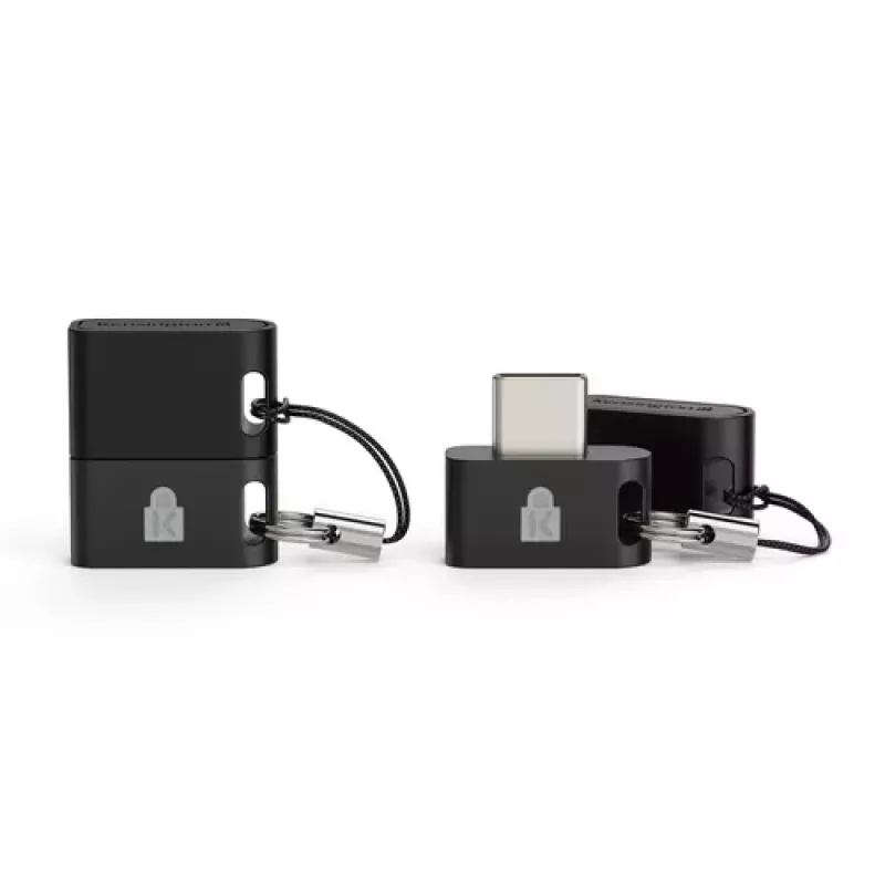 Kensington VeriMark IT 2.0 Czytnik linii papilarnych - USB-A, FIDO2, Windows Hello, Czarny