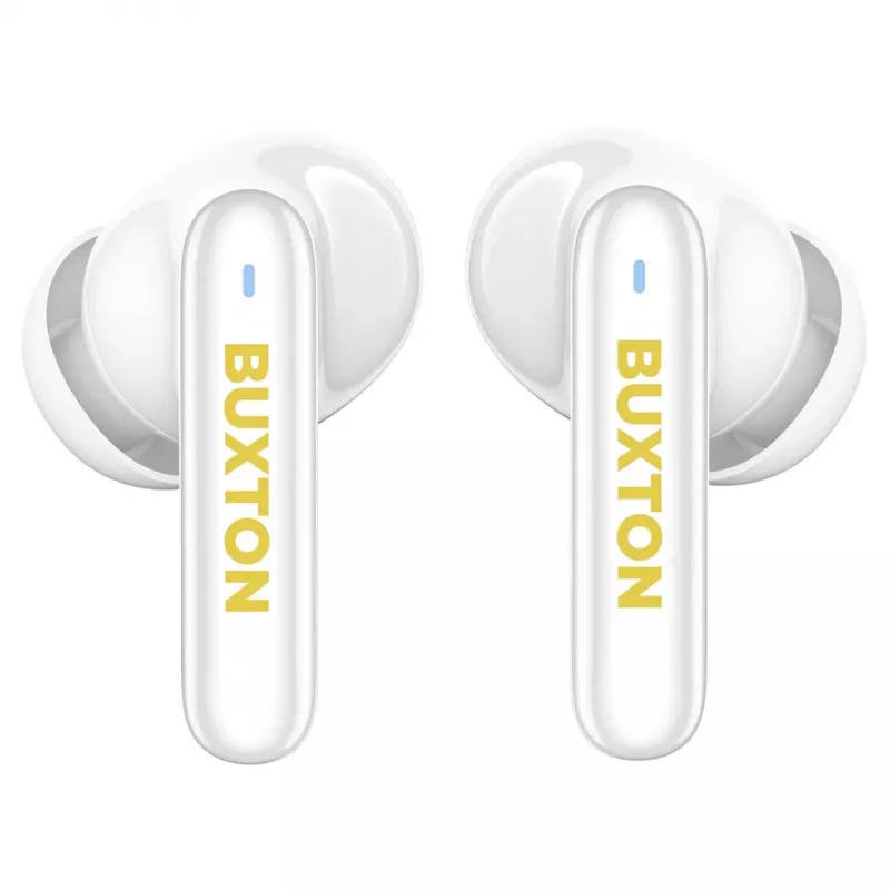 Buxton BTW 7200 White Tuya - Dokanałowe słuchawki True Wireless Stereo (TWS) Bluetooth 5.1 z etui ładującym, IPX4, białe