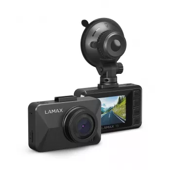 LAMAX T3 Dashcam Full HD 1080p 140° Wide Angle z G-Sensor i Parking Mode