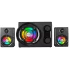Rampage RMS-G8 25W Przenośny Głośnik Bluetooth z Podświetleniem RGB, TWS, Radio FM, Czarny