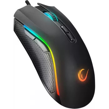 Rampage SMX-R44V2 12800 DPI RGB LED 1kHz HUANO Macro Gaming Mouse Black