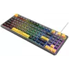 Klawiatura mechaniczna Rampage CYCLONE KNOB RGB 90%, przełączniki Outemu Blue, czarna