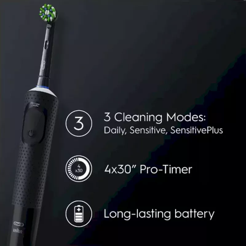 Szczoteczka elektryczna Oral-B Vitality Pro Clean CrossAction, czarna