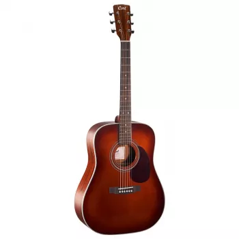 Gitara akustyczna Cort Earth 70 BR - Dreadnought, lity top ze świerku sitkajskiego, tył i boki z mahoniu, naturalny satyna